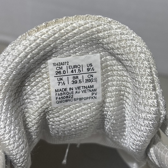 ASICS Gel Resolution 8 White Blue Athletic Tennis Pickleball Sneakers Womens 9.5 - Picture 7 of 8